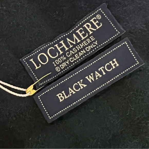 Lochmere 100% Black Watch Tartan Cashmere Scarf - NWT - Picture 2 of 6